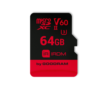 Karta pamięci GOODRAM 64GB microSDXC UHS-II zapis 110MB/s odczyt 280MB/s